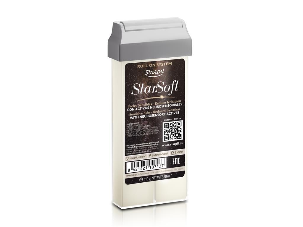 VOSEK ZA DEPILACIJO ROLL-ON TRANSPARENT STARSOFT 110 G