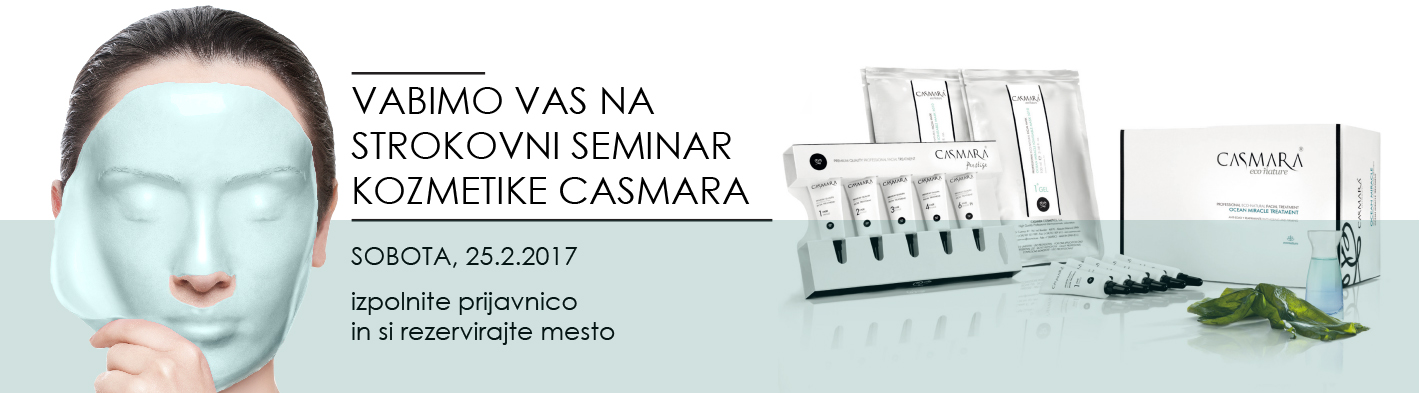 Strokovni seminar kozmetike Casmara