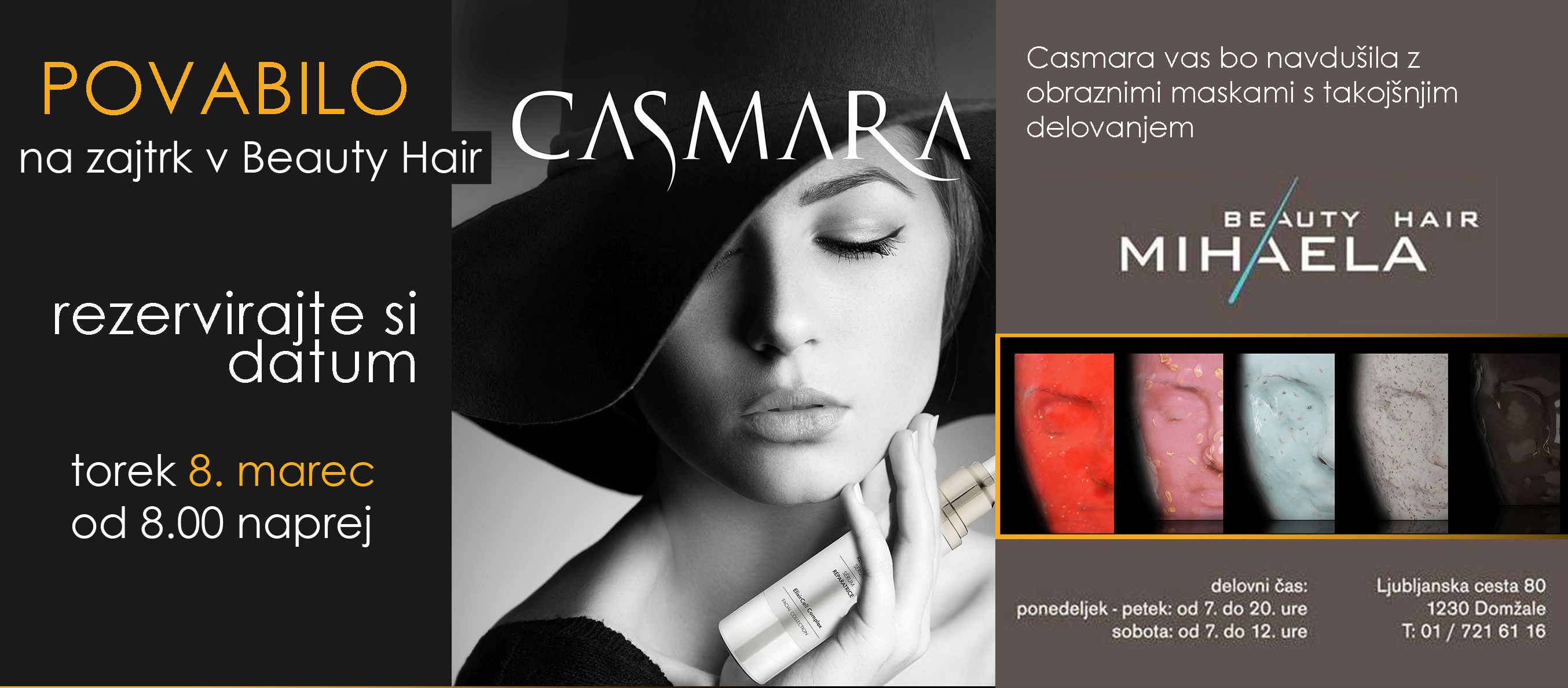 Zajtrk s Casmaro v Beauty Hair Mihaela