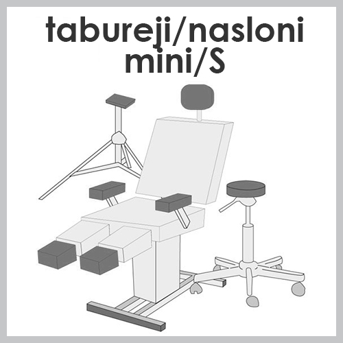 Prevleke za tabureje/naslone mini/S
