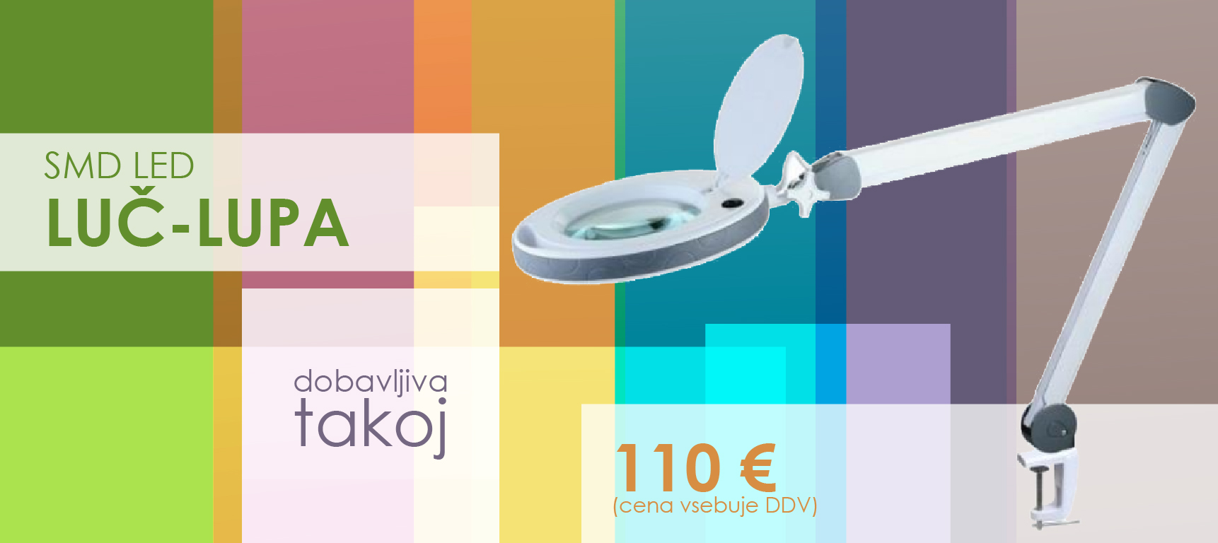 SMD LED luč-lupa